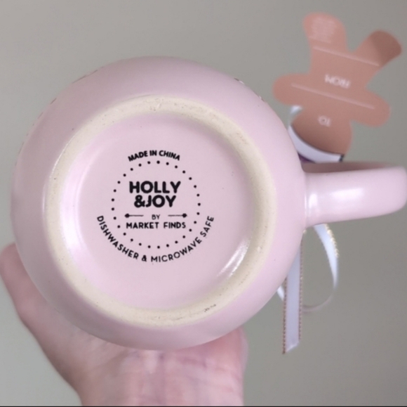 Pinkmas Gingerbread Mug w/ Allover Design, Holly & Joy Collection (Market Finds) - Picture 5 of 5